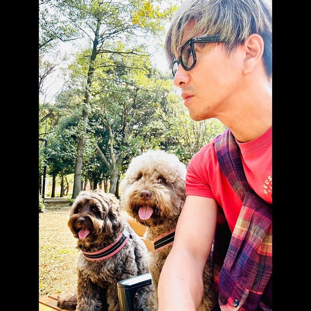 木村拓哉さんのインスタグラム写真 - (木村拓哉Instagram)「⁡ ⁡ ⁡ 「過ごしやすい陽射しでしたね。」 ⁡ PEACE‼︎ ...