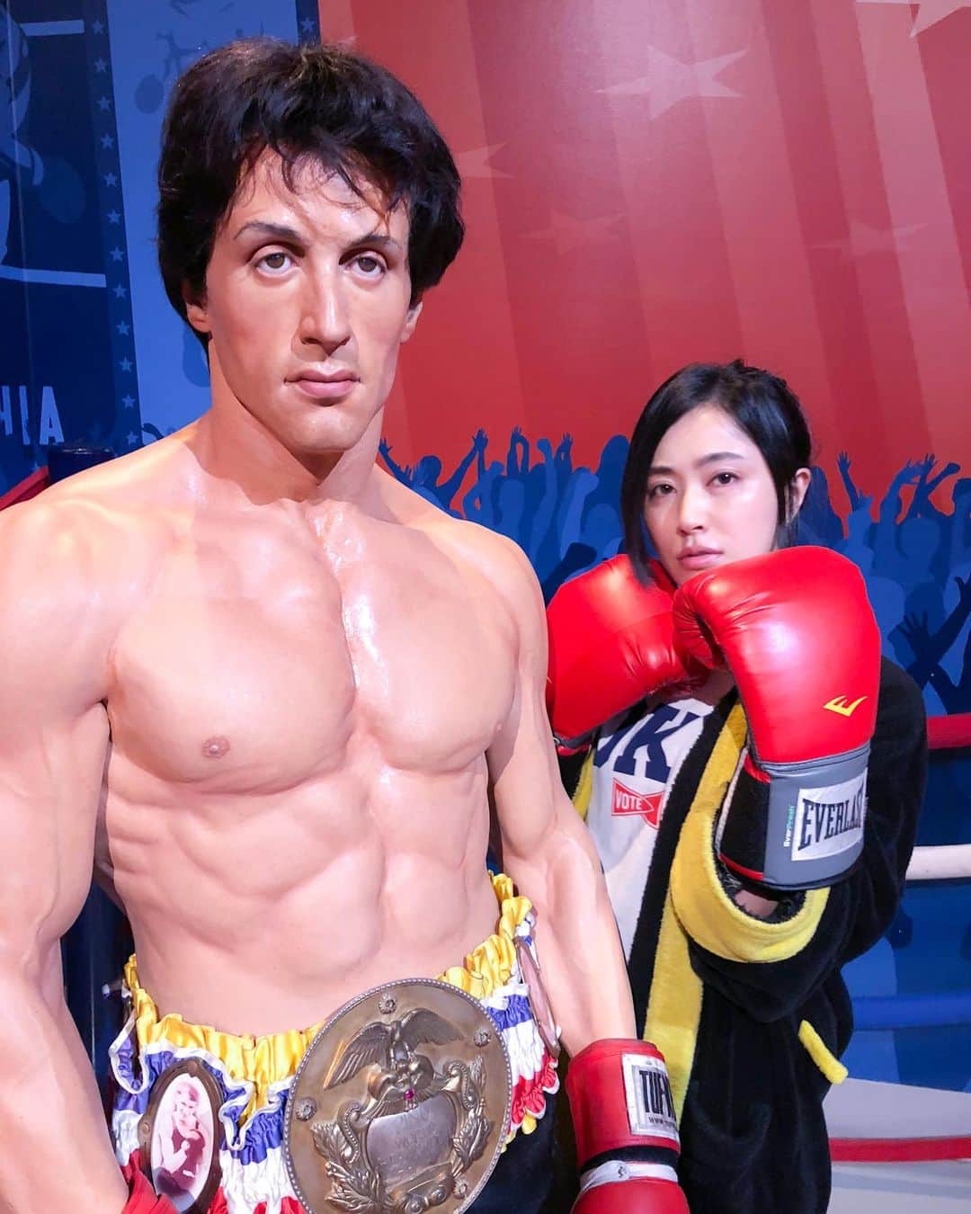 橋口いくよのインスタグラム：「ずっとこんなことしてたい。  #madamtussaudshollywood  #madamtussauds  #マダムタッソー #hollywood」