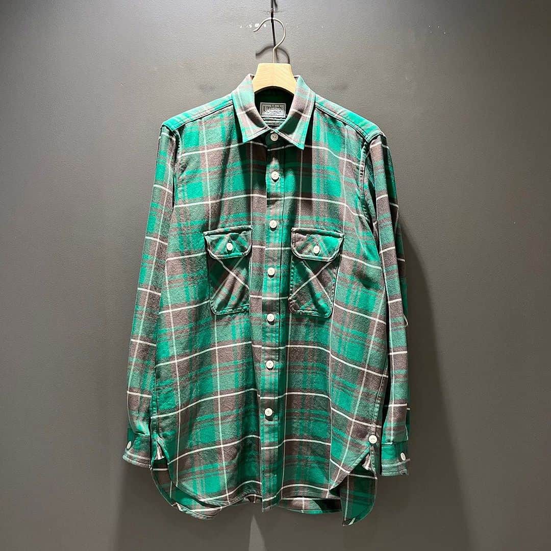 のインスタグラム：「＜Unlikely＞ Mens Elbow Patch Flannel Work Shirts ¥48,400-(inc.tax) Item No.38-11-0713 BEAMS JAPAN 2F ☎︎03-5368-7317 @beams_japan #unlikely #beams #beamsplus #beamsjapan #beamsjapan2nd Instagram for New Arrivals Blog for Recommended Items」