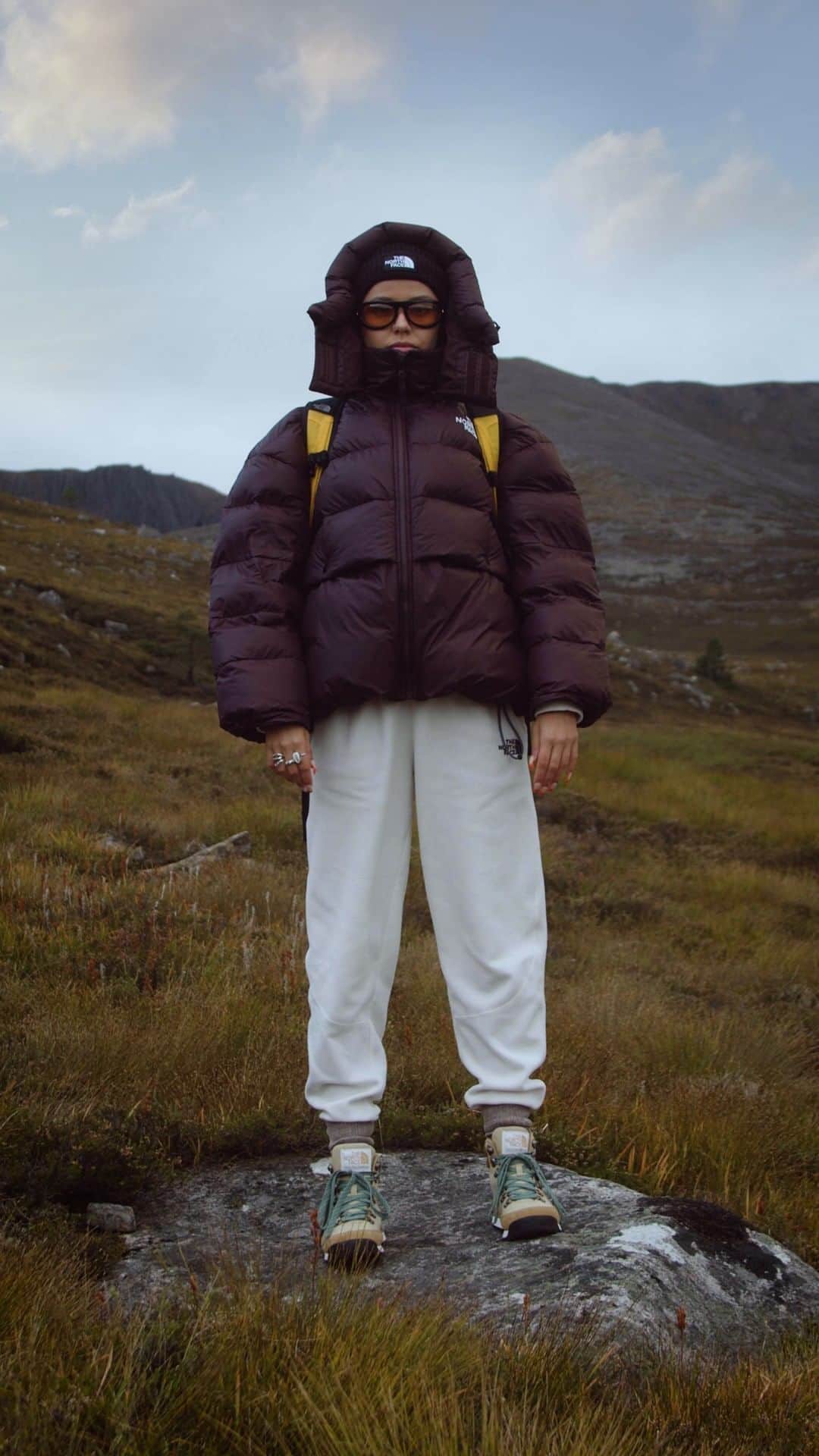 ASOSのインスタグラム：「Cold climes? Peep the founder of the @kezcamps collective, staying snug with @thenorthface layers ❄️」