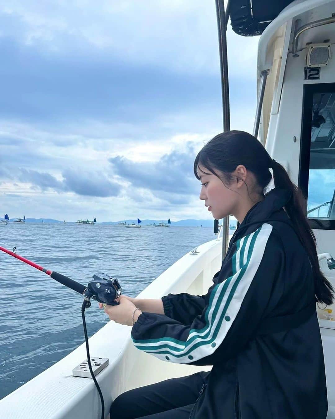 月野有菜さんのインスタグラム写真 - (月野有菜Instagram)「お友達と釣りに行ってきました‪🎣‬  たくさん釣れて嬉しかったです🐟✨」10月27日 20時07分 - yuna_tsukino920