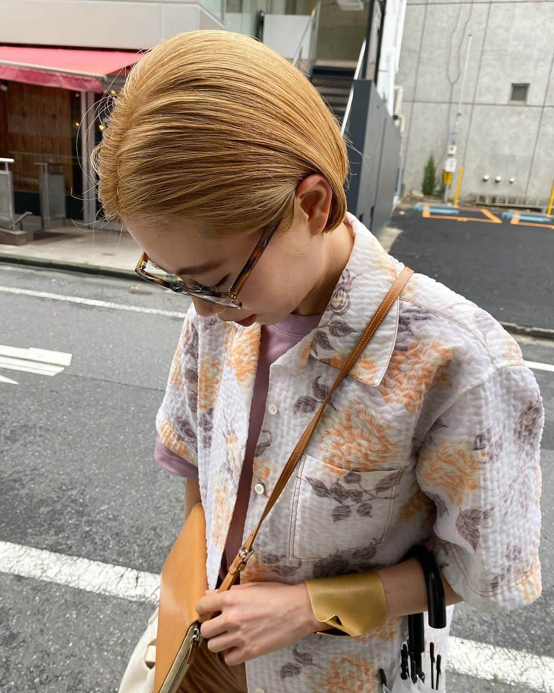 高橋忍のインスタグラム：「honey orange hi tone   3make!!」