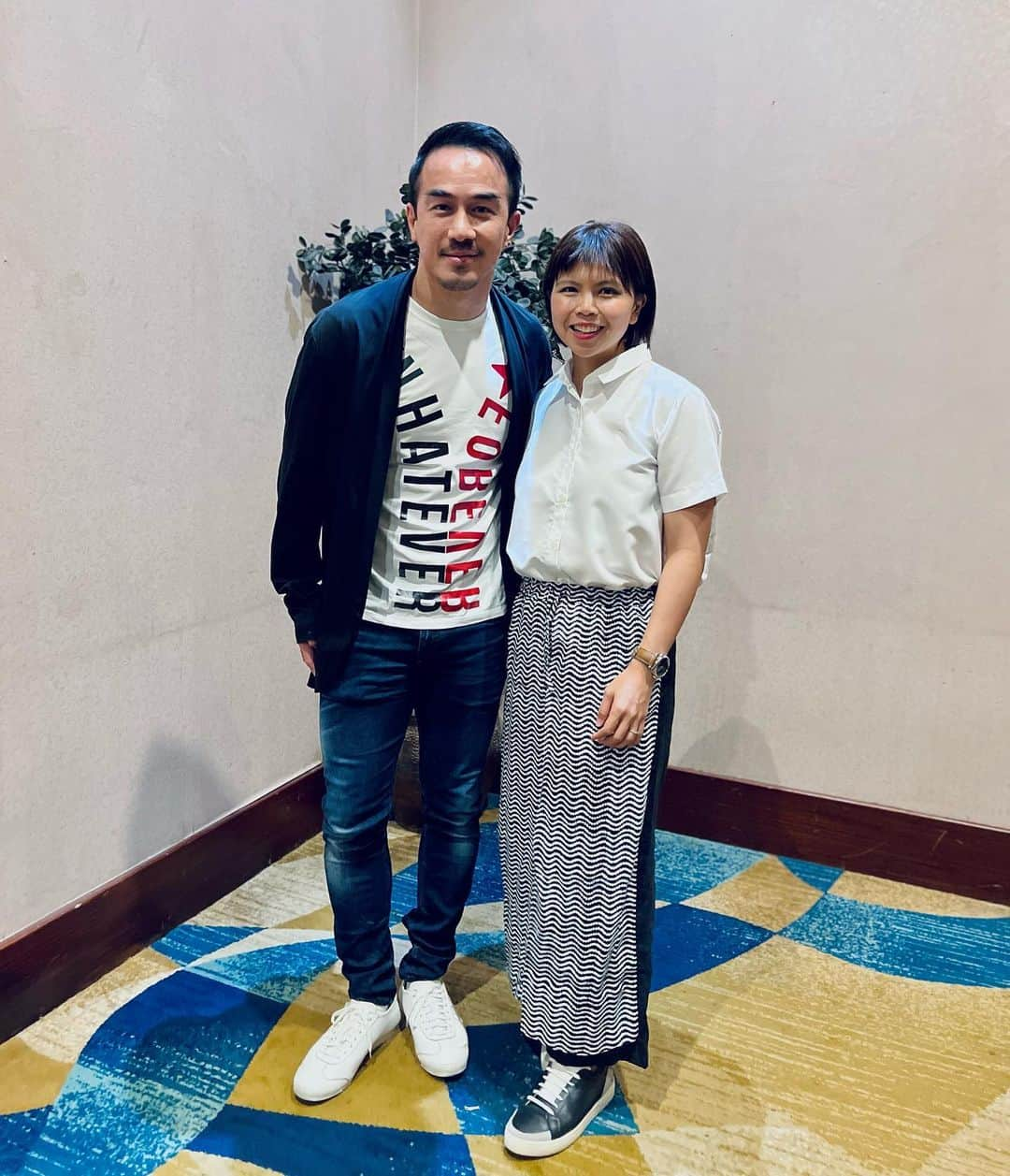 グレイシア・ポリーのインスタグラム：「Kak @joe_taslim dan aku dulu sama-sama atlet, senior inspirasiku, berteman dari dulu, tapi kak Joe pindah haluan jadi Hollywood Actor, dan aku tetap jadi atlet.  #DemiIndonesia, kita berdua tetap bisa berprestasi, walaupun “Beda Cara Bikin Bangga +62🇮🇩.” @detikcom」