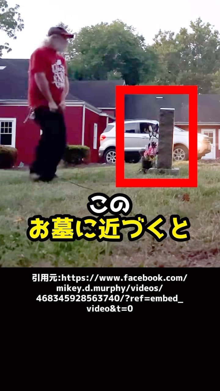 のインスタグラム：「墓地に現れた1人の男、お墓に近づくととんでもないことをし始めた！？#墓地 #法律 #弁護士 #アトム法律事務所」