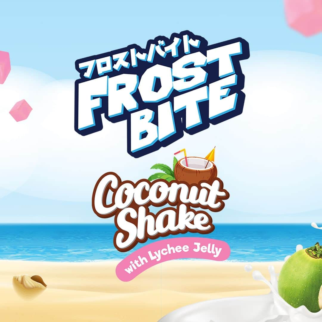 Glico Wingsのインスタグラム：「Ikan hiu makan cabe rawit, mau bikin moment Cuaks-mu jadi CUWITSS? 🥰  Cobain deh Frostbite Coconut Shake 🥥🌴 Es krim Jepang rasa kelapa segar, susu creamy dan jeli leci yang yummy  #FrostbiteCoconutShake #DariCuaksJadiCuwitss #EsKrimJepangNowRasaWow #GlicoWings #FrostbitePower」