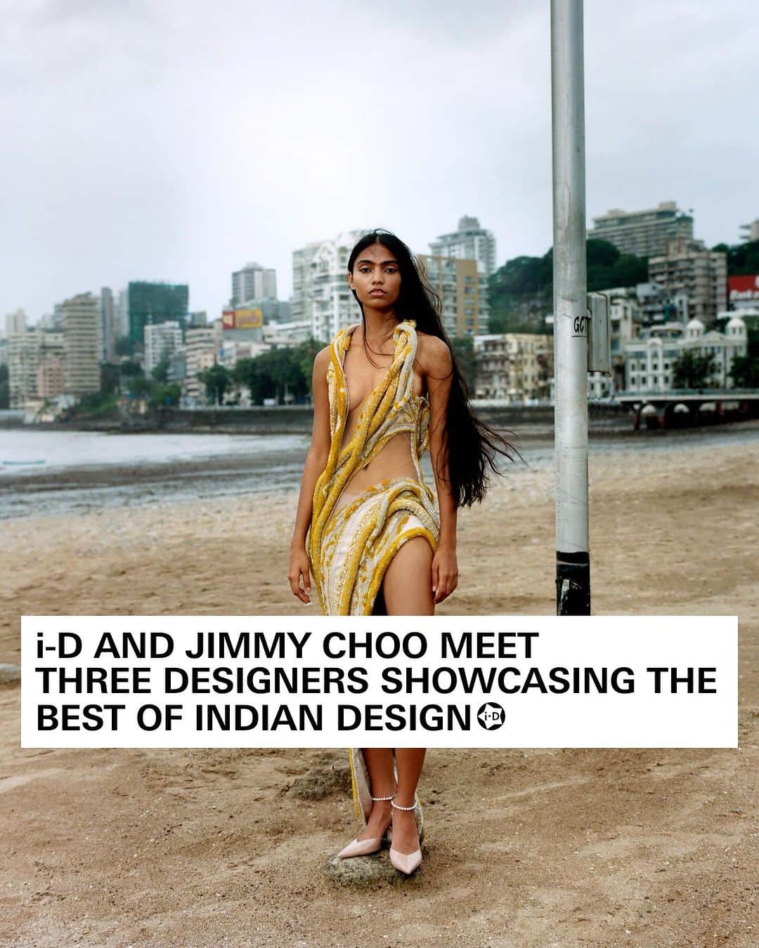 i-Dさんのインスタグラム写真 - (i-DInstagram)「i-D and @jimmychoo met with designers @gauravguptaofficial , @raw_mango , and @bloni.atelier about how they are reframing their heritage and traditions through own lens of fashion design.  Read more at the link in bio. . . . Text @osman_ahmed_  Photography @ashishisshah Fashion @jameslalthanzuala Hair & Make-up @miteshrajani Casting @featartists Models @anugrahanatarajan, @nayonikaashetty Account Director @jennyroseapril Associate Creative Director @adlerose Executive Producer @elsylebrun Local Production @ikp.insta Creative Production @featartists @uncoolinschool All shoes and select accessories (worn throughout) @jimmychoo」10月27日 20時38分 - i_d