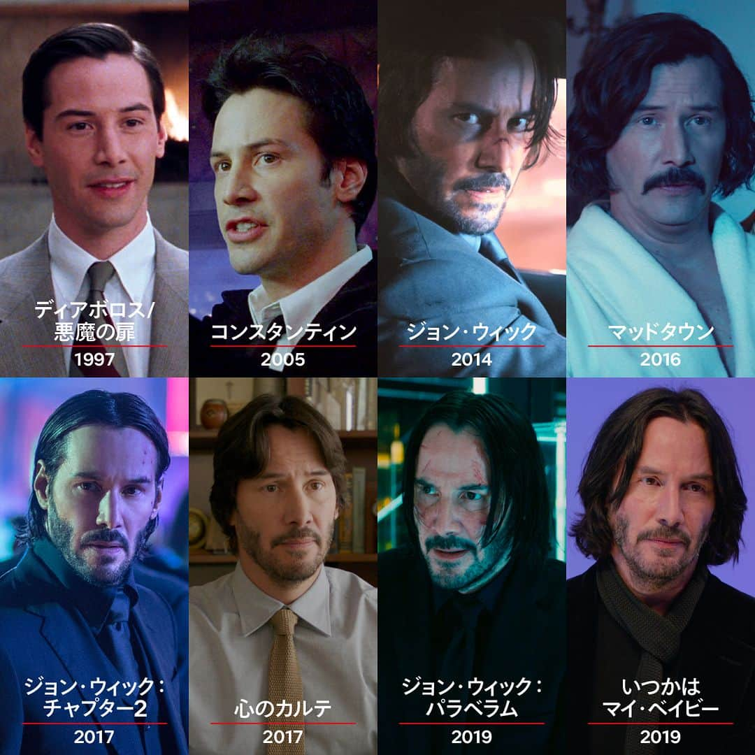 Netflix Japanさんのインスタグラム写真 - (Netflix JapanInstagram)「9月で59歳を迎えた名優キアヌ・リーヴスの出演作を年代順にピックアップ。週末はキアヌの魅力に浸ってみては？  ◆ディアボロス/悪魔の扉 ◆コンスタンティン ◆ジョン・ウィック ◆マッドタウン ◆ジョン・ウィック：チャプター2 ◆心のカルテ ◆ジョン・ウィック：パラベラム ◆いつかはマイ・ベイビー  #ディアボロス悪魔の扉 #TheDevilsAdvocate #コンスタンティン #Constantine #ジョンウィック #JohnWick #マッドタウン #TheBadBatch #ジョンウィックチャプター2 #JohnWickChapter2 #心のカルテ #TotheBone #ジョンウィックパラベラム #JohnWickChapter3Parabellum #いつかはマイベイビー #AlwaysBeMyMaybe #映画 #movie #ネットフリックス #ネトフリ #netflix」10月27日 21時02分 - netflixjp