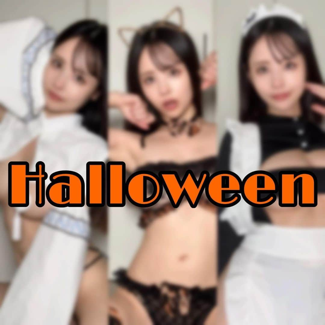 奔放なナナのインスタグラム：「. 新作のハロウィン動画を公開しました💓プロフィールからチェックしてね🔍  I’ve released a new Halloween video 💓 Check it out through the link in my profile 🔍  #ハロウィン #ハロウィン仮装 #ハロウィンコスプレ#halloween #halloweencosplay #インスタグラビア #japanesegirl」