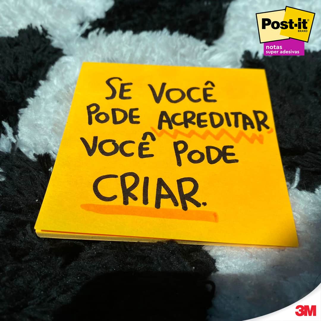 Post-it Brasilのインスタグラム：「Qual foi o desafio que mais exigiu de você para ser alcançado? 🌈.  #SextaPositiva #LiberteSuasIdeias #Motivação」