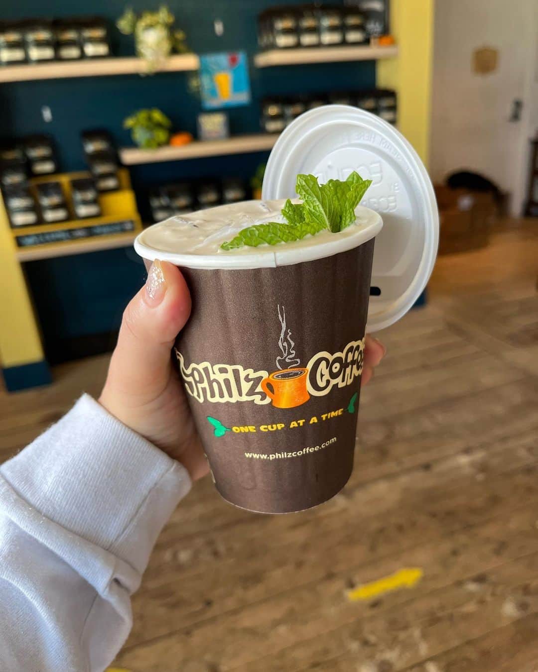 のインスタグラム：「モヒートコーヒーこれめっちゃ美味かった🌱」