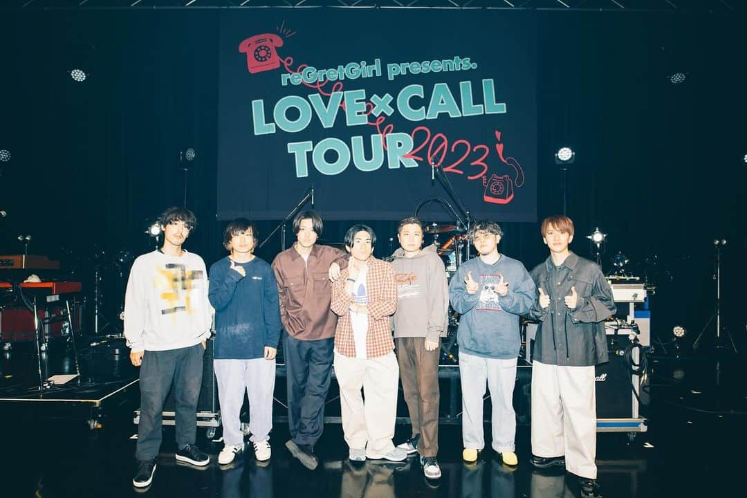 SHE'Sのインスタグラム：「2023.10.27(Fri) reGretGirl presents 「LOVE × CALL TOUR 2023」 なんばHatch  お互いの地元大阪でツアーファイナル。 ラブコールをしっかり受け取りました。 温かく迎えていただいてありがとうございました！  #SHE_S #ラブコツアー」