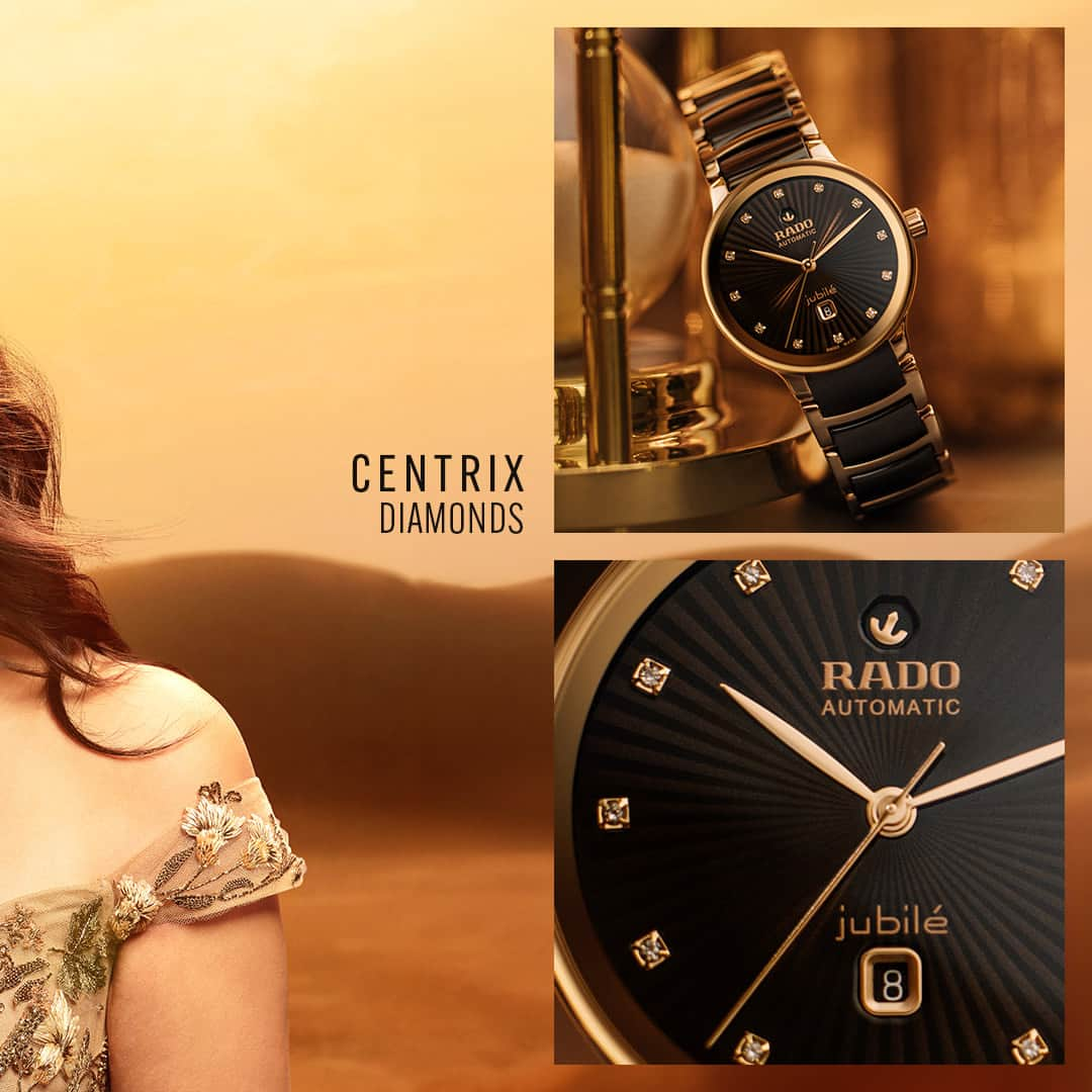 ラドーさんのインスタグラム写真 - (ラドーInstagram)「Artists unite.​ Rado continues to reinvent art from high-tech ceramic, sapphire crystal and precision movements. Represented by our Global Brand Ambassador actress @katrinakaif, Rado Centrix's sensuous contours and automatic movement are capped by a sapphire crystal glass and 12 precious diamonds. ​ ​ #Rado #RadoxKatrinaKaif #RadoCentrix #DiamondWatch #Feelit」10月28日 0時00分 - rado