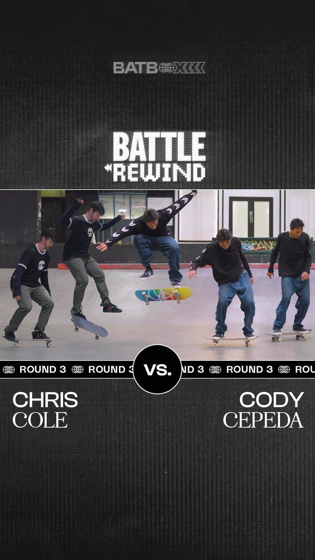 The Berricsのインスタグラム：「Sit down with @chriscobracole and @codycepeda as they share how they’re feeling for their upcoming battle and review each other’s previous games in preparation for their upcoming Round 3 battle this weekend. ⚔️   Hit the link in bio to watch “Battle Rewind” ⏪ now playing on TheBerrics.com and don’t forget to pick up an exclusive Round 3 BATB 13: Freedom Finals Night Ticket board 🎟️ 🛹 now available in the @berricscanteen !! #skateboardingiafun #berrics #batb13」