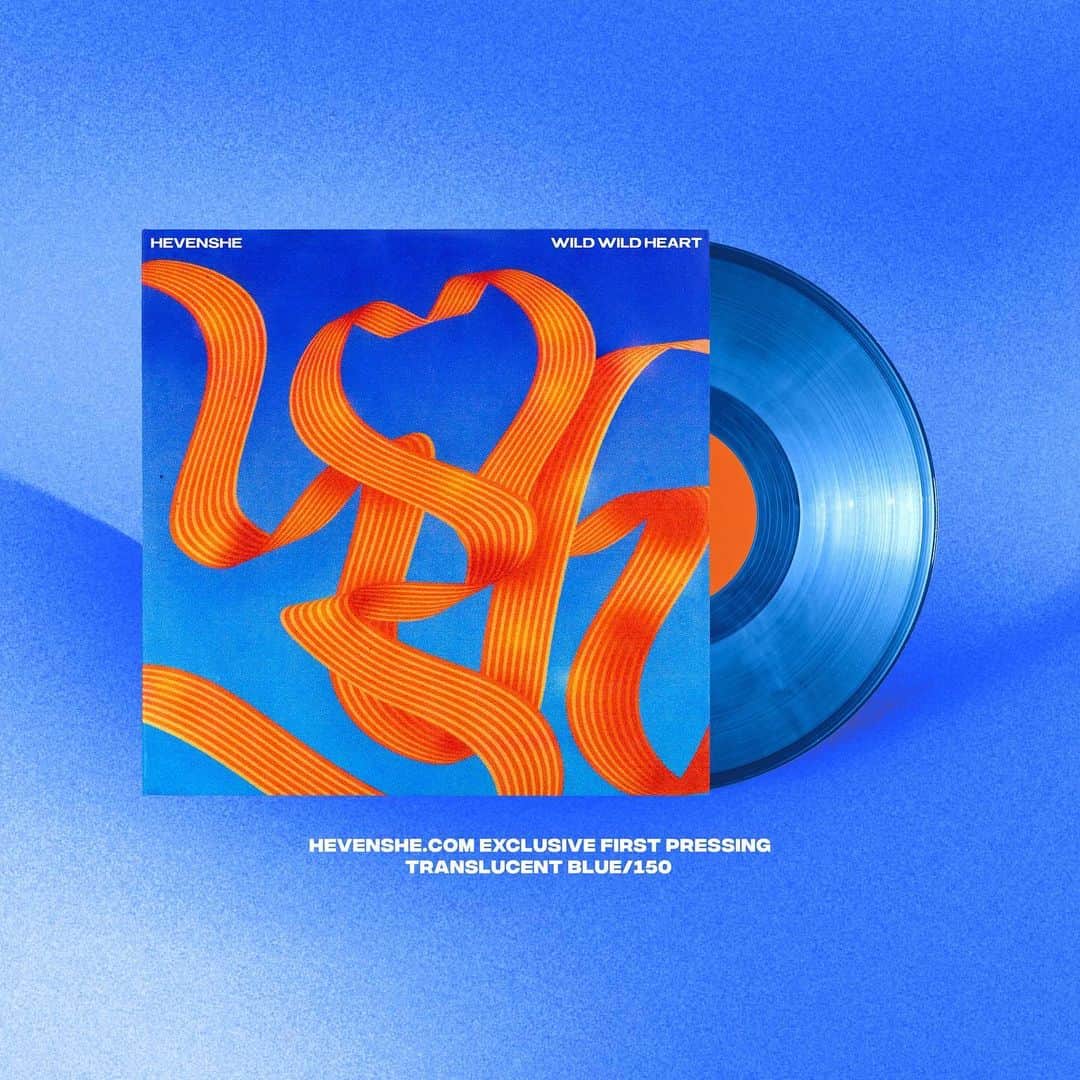 ジェナ・マクドゥーガルのインスタグラム：「I’m pressing The ‘Wild Wild Heart’ EP on 12” vinyl! You can preorder it on my website as of today!   P.S. ALL ORIGINAL HEVENSHE 7” VINYLS ARE NOW OFFICIALLY SOLD OUT! THANK YOU! Which one/s did you give a home to?   1. Recycled white: NOWELY w/ instrumental 2. Translucent purple: NOWELY w/ acapella 3. Translucent brown: Trying Not to Feel & These Days   🤍, 💜, 🤎… 💙  I can’t wait for you to hear WWH! The mix is hevenly X」