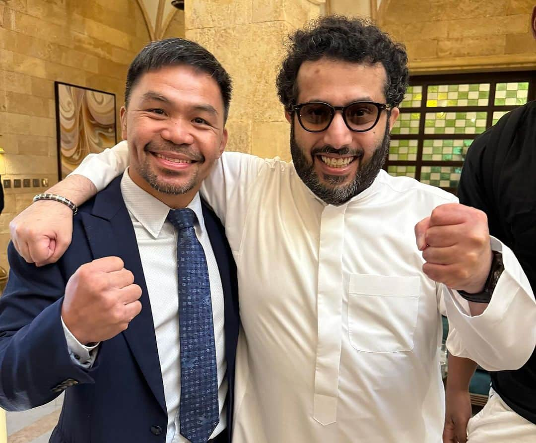 マニー・パッキャオさんのインスタグラム写真 - (マニー・パッキャオInstagram)「I am honored to be among the legends of the sport of boxing. #RiyadhSeason」10月28日 0時33分 - mannypacquiao