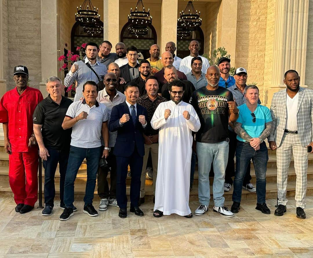 マニー・パッキャオのインスタグラム：「I am honored to be among the legends of the sport of boxing. #RiyadhSeason」