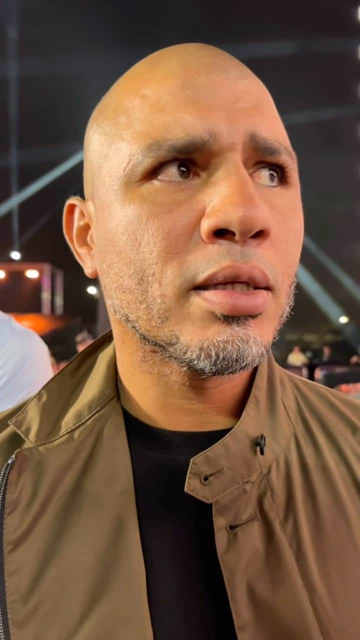 ミゲール・コットのインスタグラム：「¡Cotto tiene a su favorito! 👀 #FuryNgannou」