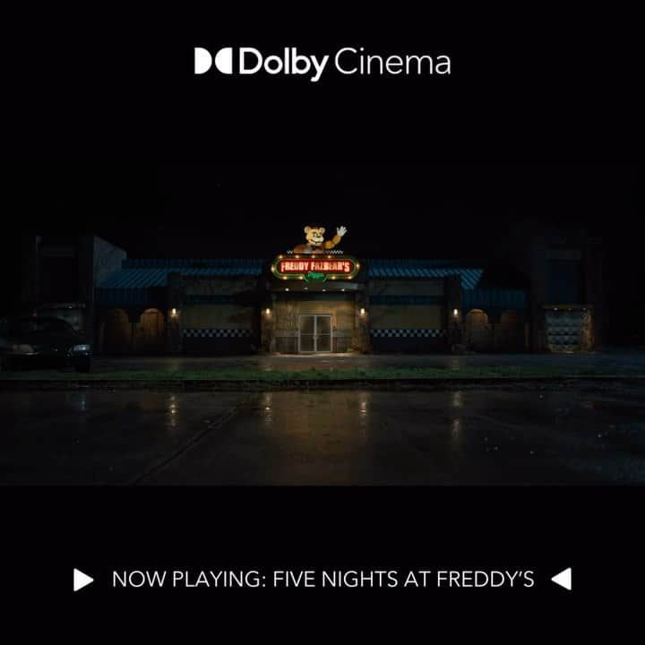 ドルビーラボラトリーズのインスタグラム：「Let the Halloween weekend begin…#FiveNightsAtFreddys is now playing in #DolbyCinema.」