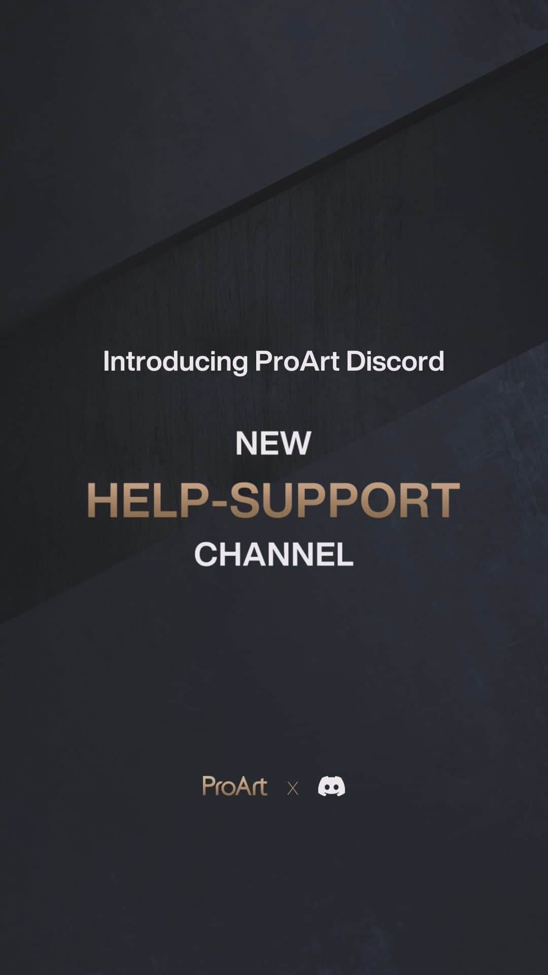 ASUSのインスタグラム：「With our new updates on @Proart #Discord, it'll be easier and quicker to reach out to our tech support team to receive exclusive assistance and to solve all your problems!😆✨  Simply create a new post under the "Help-Support" channel. Jot down or attach screenshots of your troubles, our support team will be there to help you!🙋  Explore by joining the server via the link on the IG story now!💛  #ASUS #ProArt」