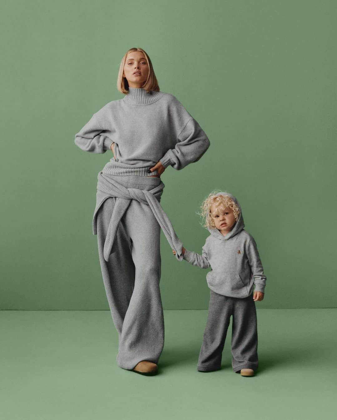 GapKidsのインスタグラム：「Gifted. Togetherness.   Elsa Hosk for Gap, 2023.  Photographed with her daughter, Tuuli.」