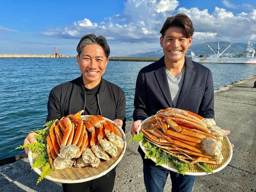 のインスタグラム：「今回も美味しいものをたくさんいただきながら、楽しい時間になりました👍 『照英＆前園 わがままざんまいご当地グルメ北海道編』 BS日テレ 10月29日(日)16時~16時30分」