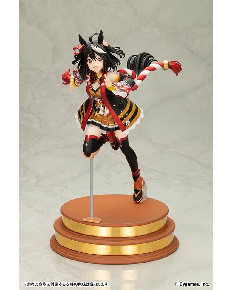 株式会社 壽屋 コトブキヤのインスタグラム：「【Product Update】 Outrunning the Encroaching Heat Kitasan Black will have a supporting prop included so the figure can be displayed for long periods of time!  *The color of the included supporting prop will be clear black (matte).  https://www.kotobukiya.co.jp/en/product/detail/p4934054041190/  #Umamusume」