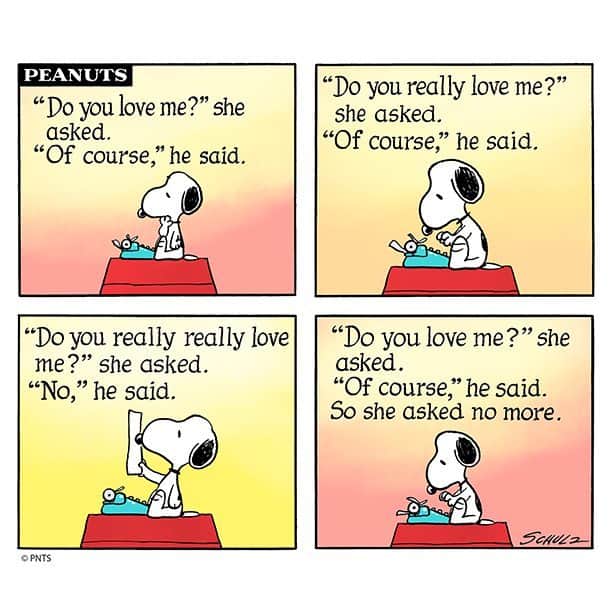 のインスタグラム：「Snoopy's love story」