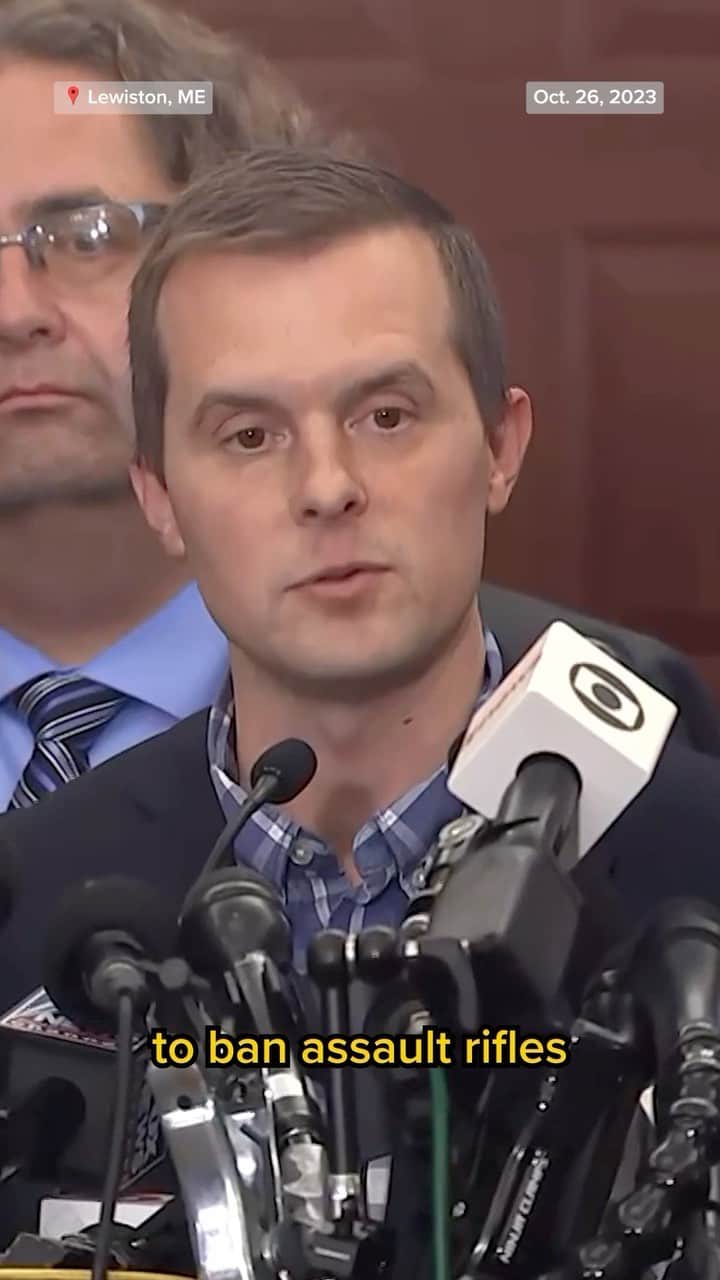 NBC Newsのインスタグラム：「Democratic Rep. Jared Golden says he is changing his stance on gun legislation following the deadly shootings in his hometown of Lewiston, Maine.」