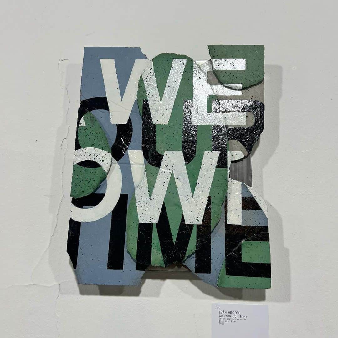 イネス・ド・ラ・フレサンジュのインスタグラム：「We own our time @palaisdetokyo demain & dimanche #expo @laclefrevival @ivan_argote congrats @luisapastranh & the all team」