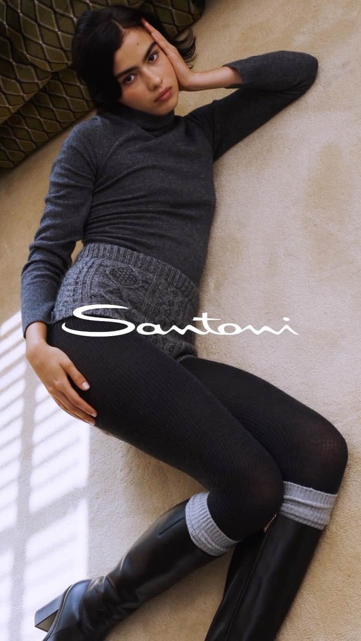 サントーニのインスタグラム：「All the right moves. Whether you’re going out or staying in, These boots will take you exactly where you want to be.   #Santoni #SantoniFW23」