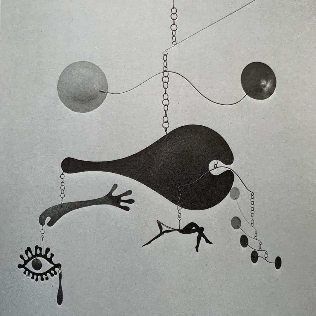Meganのインスタグラム：「Beautiful book! Charm in Motion: A Collection of Mobiles, Takumi Shinagawa, 1971.  Via 〰️ @_look_books_  . . . . #mobiles #art #takumishinagawa #design」