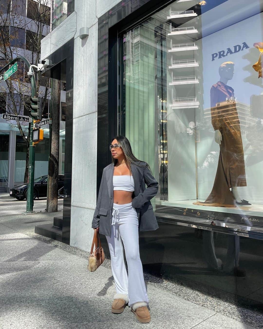 ワイルドフォックスクチュールのインスタグラム：「OFF-DUTY: @denise__chavez taking her weekday cozies to the next level in our tennis club essential bottoms ☁️ ⁠ ⁠ #wildfoxcouture」