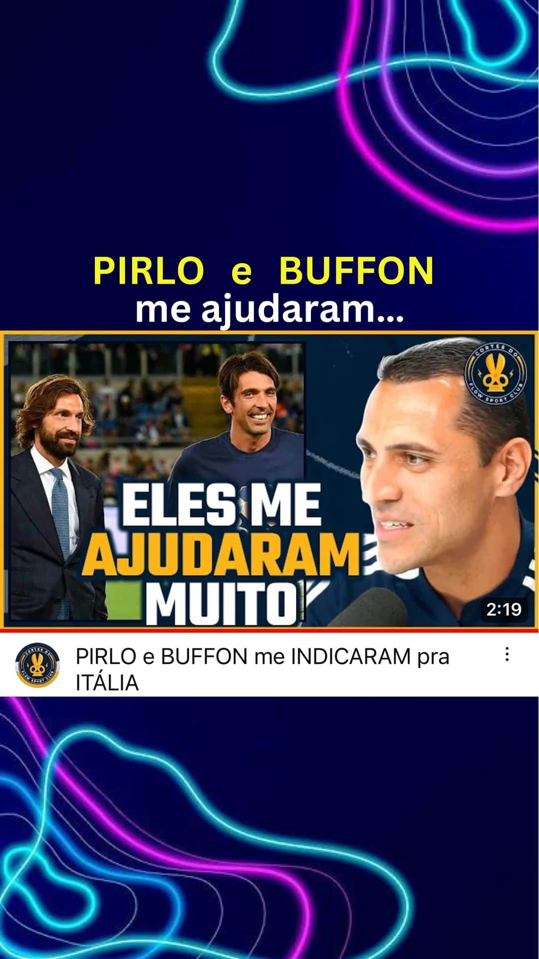 ロムロ・ソウザ・オレステス・カルデイラのインスタグラム：「O PIRLO e o BUFFON pediram a minha convocação para o treinador da SELEÇÃO ITALIANA…  @andreapirlo21 / @gianluigibuffon   #Romulo #Pirlo #Buffon #Flow #FlowPDC #FlowSports #Futebol #Italia #Azzurri #Nazionale #Azzurra #Calcio」