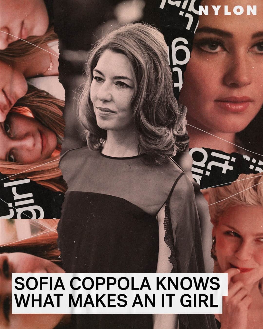 Nylon Magazineのインスタグラム：「Before Sofia Coppola was an Oscar-winning filmmaker, she was an It Girl. And because the 'Priscilla' director so deeply understands what it means to be gazed upon, Coppola also knows how to gaze herself: Her characters often have few words to offer, share her je ne sais quoi and, in their own ways, conjure a mix of mystery, fascination, and even envy.   For our 2023 It Girl Issue, @ezwrites explores how @sofiacoppola became cinema's forever It Girl. Link in bio.」