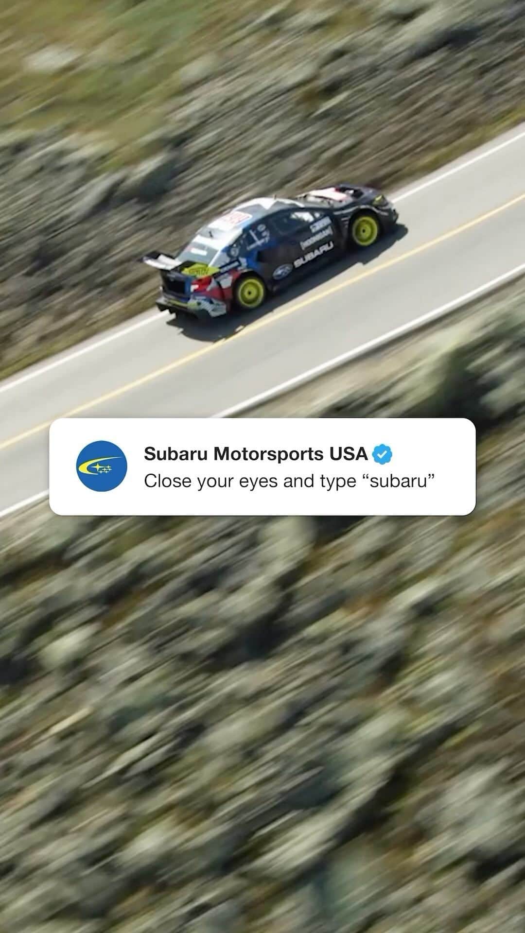 Subaru Rally Team USAのインスタグラム