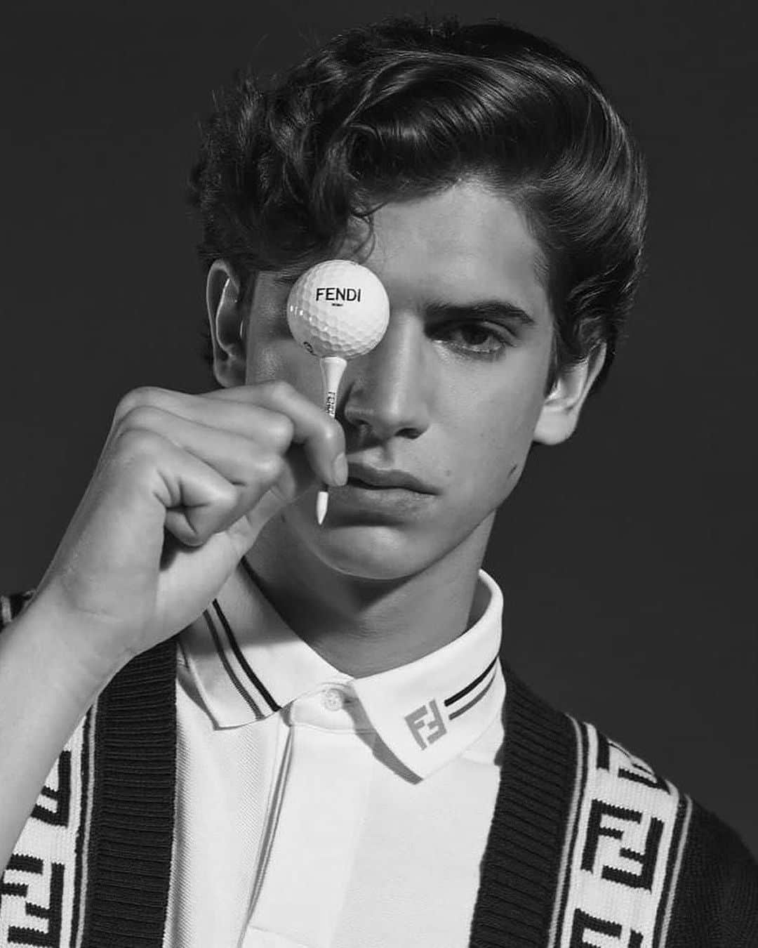 IMG Modelsさんのインスタグラム写真 - (IMG ModelsInstagram)「Hole in 1. ⛳️ #HediBentekaya stars in #Fendi's new #Golf capsule campaign. 📸 #BrunoStaub #IMGmodels」10月28日 5時17分 - imgmodels