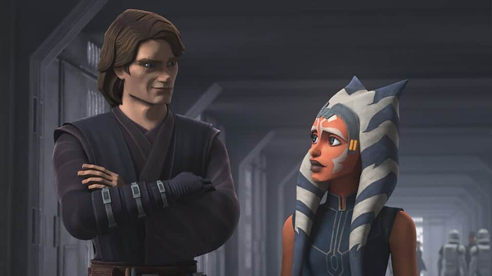 スター・ウォーズのインスタグラム：「Star Wars is full of defining moments, but the goodbye between Ahsoka and Anakin still has us tearing up.  Tap the link In our bio to explore this scene from Star Wars: #TheCloneWars.」