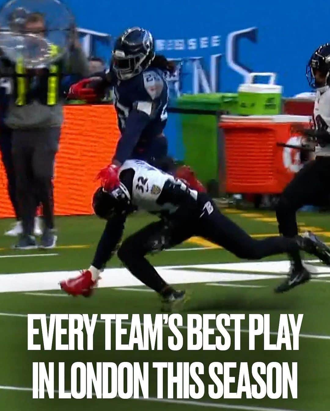 NFLのインスタグラム：「International playmakers. Germany next week! 🔥🇬🇧🇩🇪」