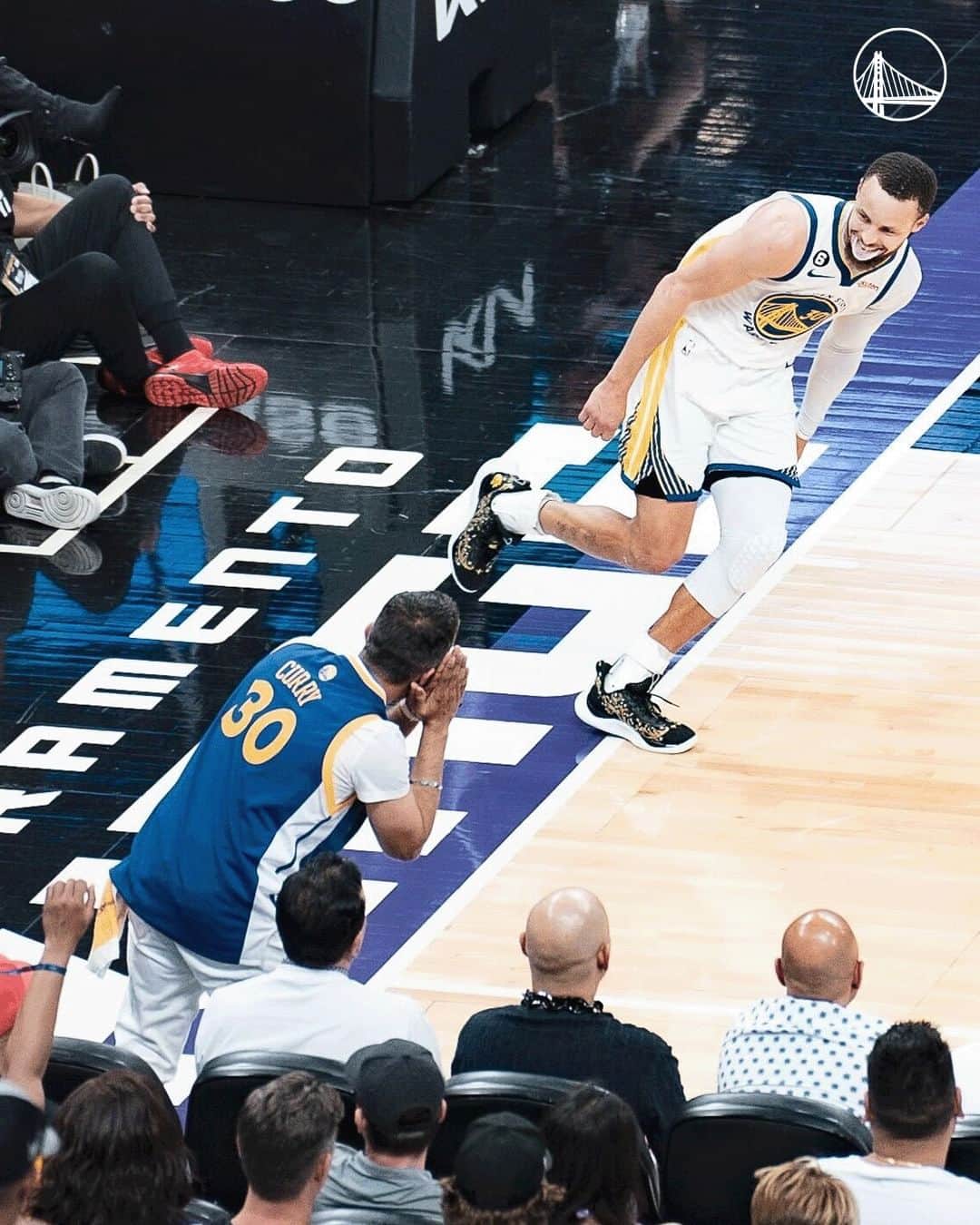 ゴールデンステート・ウォリアーズのインスタグラム：「The last time Stephen played in Sacramento  Game 7. 50 Points. W.」