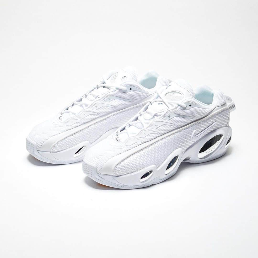 UNDFTDのインスタグラム：「NOCTA x Nike Glide ‘Triple White’ // Available now at all UNDEFEATED Chapter Stores and Undefeated.com  @nike @officialnocta」