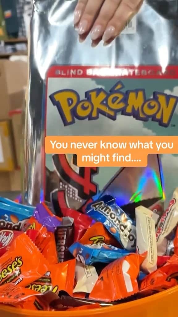 zumiezのインスタグラム：「Be careful and always check your halloween candy!  We found one unopened Santa Cruz x Pokemon blind bag hidden in our halloween candy bowl and… you can win it!  Between now and October 31st head into your local Zumiez store and post a picture or video wearing your halloween costume inside a Zumiez store! Tag us! Once you do that you’re entered to win! One entry per person. Winner will be chosen and announced on 11/1 by 11:59pm pst.   Good luck!」