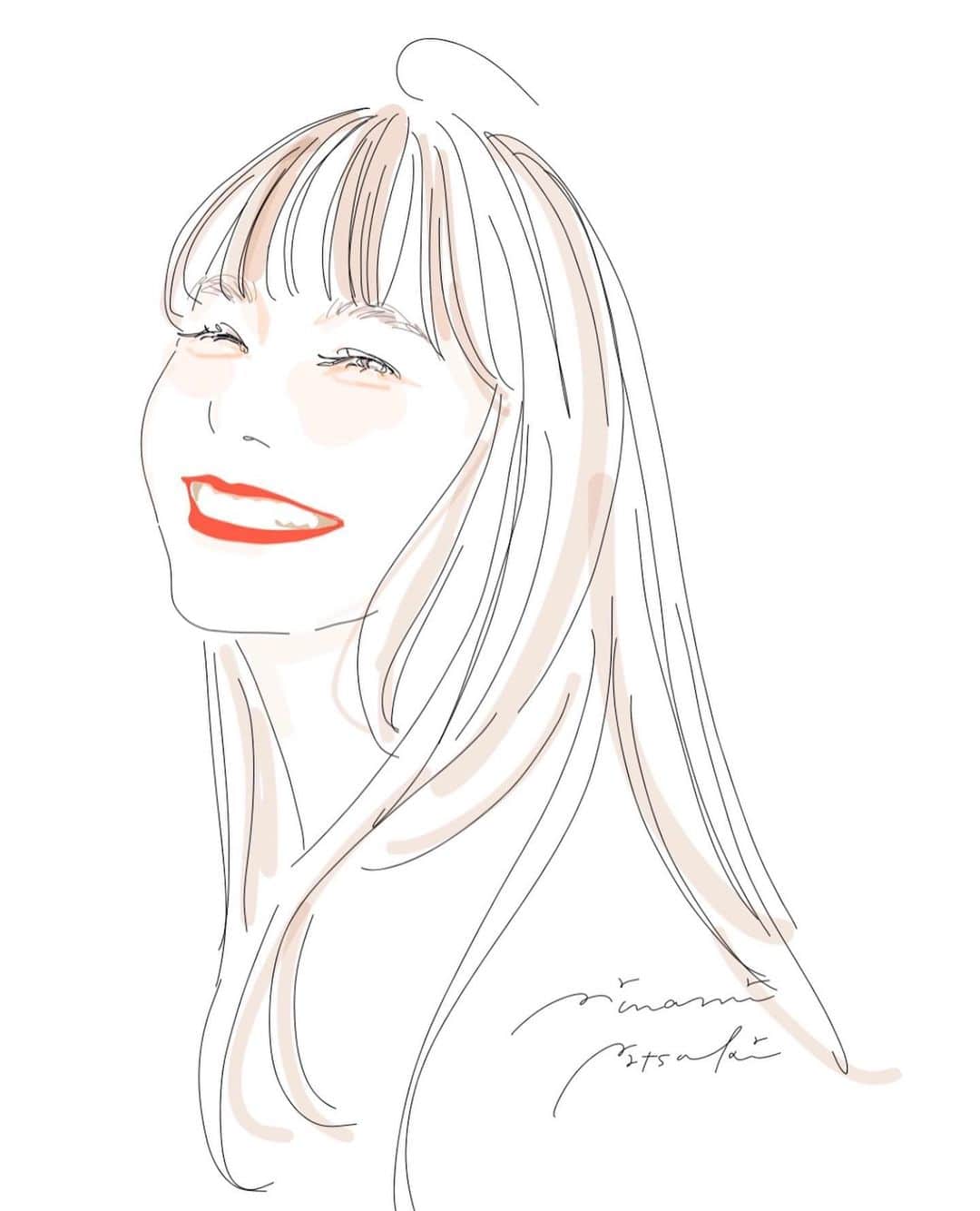 南夏希のインスタグラム：「🎉🎂🍾  Happy Birthday♡♡♡  @suzanneeee1028   .....  2.3.4枚目は当時2015年(8年前...!)の絵 人は成長するもんだ、、、🙃💭  スーさんの笑顔がとても好きで、 よくWEARを見ながら描いてました☺︎  今までも、今も、 これからも変わらず大好きです🫶  #🫶 #🎂 #💘」