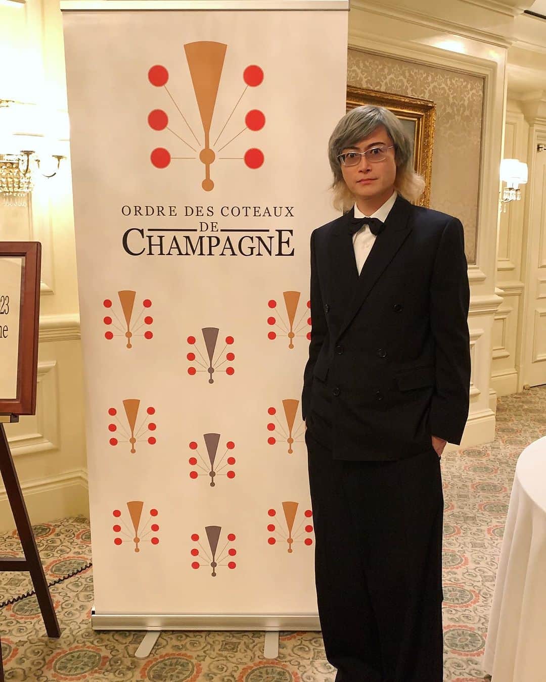 頼朝のインスタグラム：「2023  Ordre des  Coteaux de Champagne #シャンパーニュ 騎士団 #シャンパーニュディ #champagne」