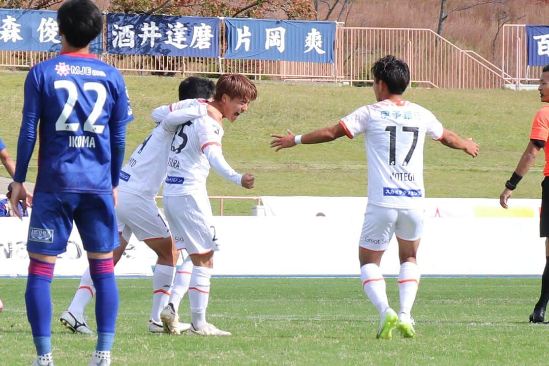 愛媛FCのインスタグラム：「第33節 2023/10/28 13:03キックオフ @ロートフィールド奈良 #奈良クラブ vs #愛媛FC（○0-3）  #Jリーグ #サッカー #明治安田生命J3リーグ #愛媛 #奈良愛媛」