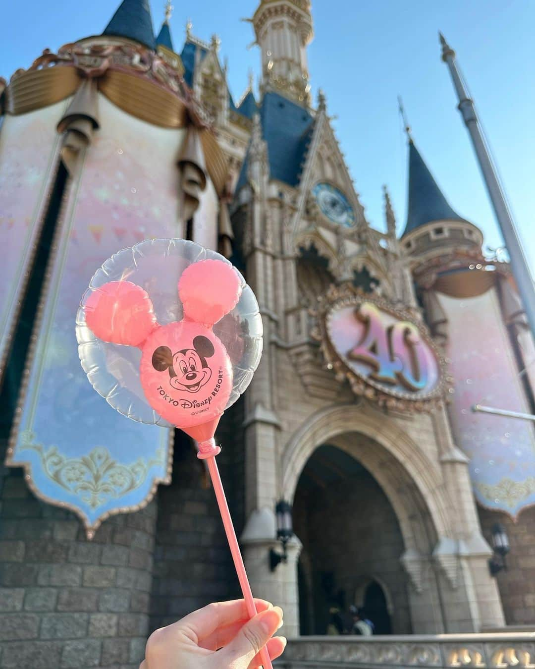 関根ささらさんのインスタグラム写真 - (関根ささらInstagram)「だいぶ出遅れたけど #disney100 おめでとうコーデ🏰🎈🩶💜  10/16で創設100周年を迎えた #waltdisneycompany ⭐️ ほんとは当日に写真載せたかったけどディズニー行ってる余裕もインスタ投稿してる余裕もなかったので今になって投稿♡  ディズニーに生かされてます……いつも本当にありがとうディズニー😭🩷💜🤍🩶これからもずっと大好きです！一生ついていきます！！！ . . . . 着ているのはディズニー100周年スピジャのアメリカ・カリフォルニアにある #disneylandresort ver.のもの🇺🇸  カチューシャもアナハイムで夏に買ってきたよ🩶  手持ちバルーンは先日発売の🎈 4色あるうちのピンクにしたよ🩷 . . . . #disney #disneygram #disneypark #cinderellacastle #disneyoutfit #disneyootd #ootd #outfitoftheday #ディズニーコーデ #ディズニー100周年 #ディズニーグラム #ディズニー写真」10月28日 17時41分 - sasarasekine