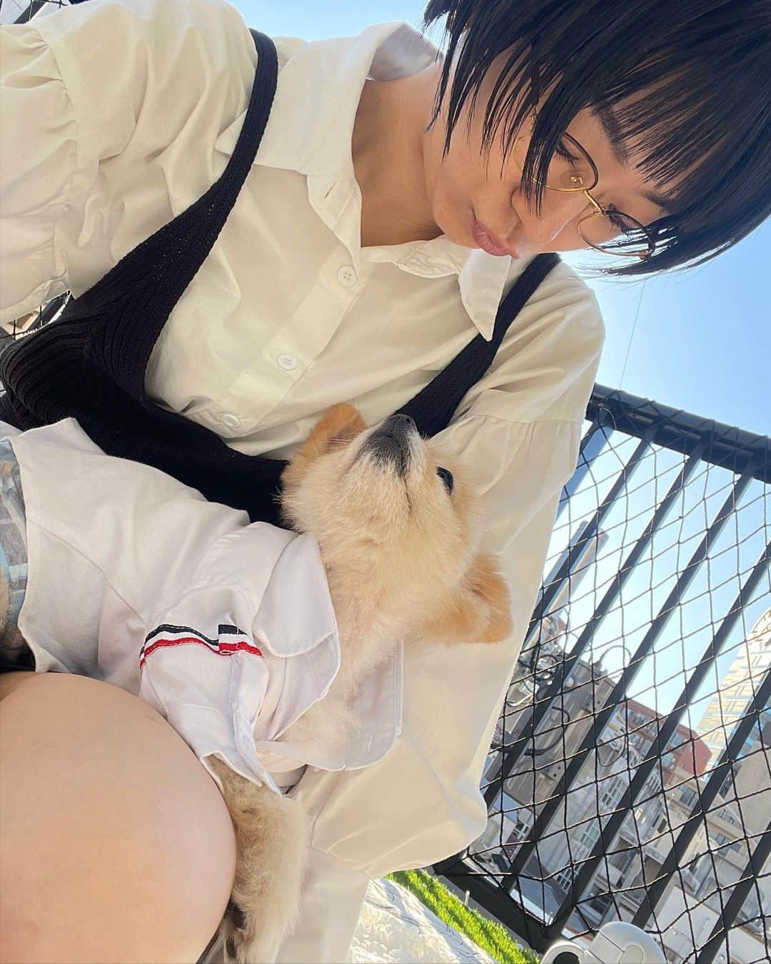 時東ぁみさんのインスタグラム写真 - (時東ぁみInstagram)「愛犬くんとオープンしたてのドッグカフェへ🐶 ・ 屋上ドッグランでリードフリーで過ごせて最高♡ 愛犬くんはずっと他のわんちゃんを追いかけてて、注文した“DOGスイートポテト”には見向きもせず… 他のわんちゃんに分けて私が人気者になりましたw 看板わんこのFukuくん可愛すぎ😍 ・ これからソファ席ができるんだけど、私はこのピクニックスタイルが好き♡ 息子くんもランできてめちゃくちゃ楽しそうでした♡ ・ #時東ぁみ #ドッグカフェ #ドッグラン #屋上ドッグラン #オシャレカフェ #カフェ #恵比寿 #ドッグランm #恵比寿ドッグカフェ #ebisu #リードフリー  #愛犬 #トイプードル #toypoodle #シニア犬 #12歳 #元気いっぱい  #ピクニック #スイートポテト #犬おやつ #また行く #行きたい い#予約必須」10月28日 9時36分 - amitokito