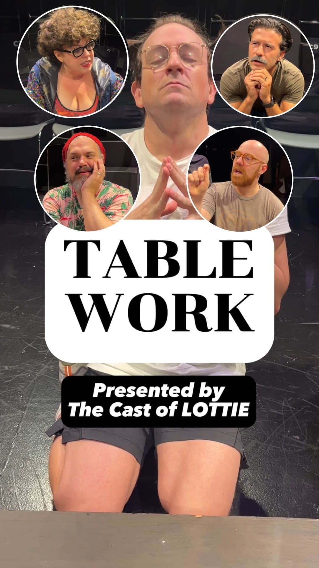 カーステン・ヴァングスネスのインスタグラム：「TABLE WORK presented by the cast of LOTTIE! 4 more chances to see us this weekend! Last show is Monday night! #tablework #actors #foryou @lalgbtcenter @jessessa」
