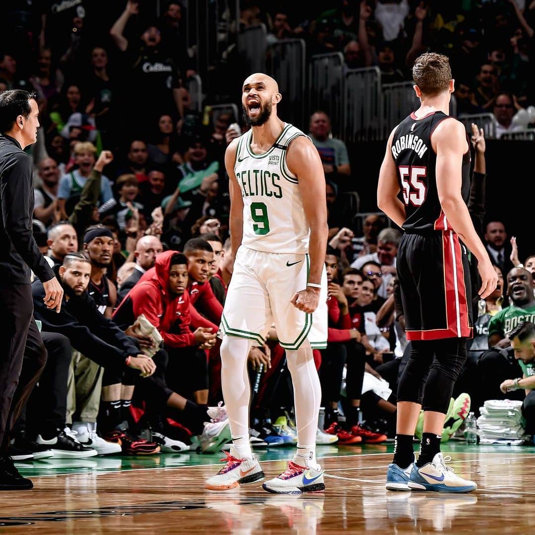 ボストン・セルティックスのインスタグラム：「#CelticsWin」