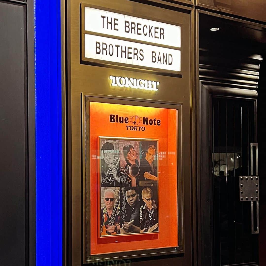 上杉洋史のインスタグラム：「Caught the Thrilling Brecker Brothers Reunion at Blue Note Tokyo. Nothing beats live jazz grooves at their finest. #JazzNight #BreckerBrothers #BlueNoteTokyo」