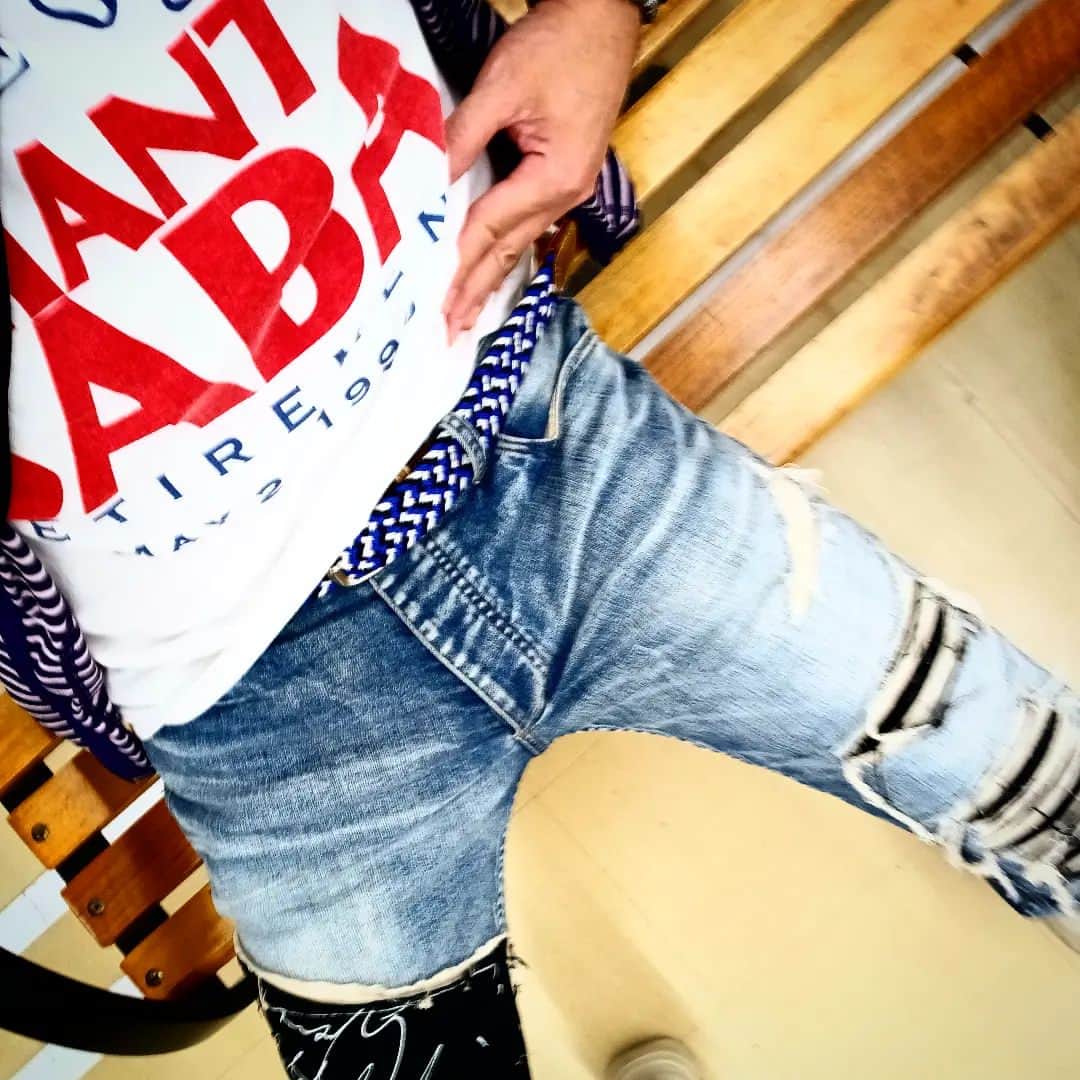 松本隆博のインスタグラム：「。⁡ ⁡どこかでベルト落としたみたい……⁡ ⁡野田市のイオンタウンにて買った⁡ ⁡(^-^)V⁡ ⁡助かったε-(´∀｀;)ﾎｯ。⁡ ⁡⁡ ⁡還暦少年 松本隆博⁡ ⁡」